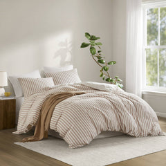 3 PCS Queen Duvet Set Terracotta