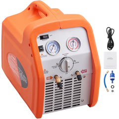 3/4 HP Refrigerant Recovery Machine - Portable AC Recovery Machine with High Pressure Protection, 120V 60Hz Refrigerant Recycle Machine HVAC for Car Air Conditioning, Vapor Liquid Refrigerant