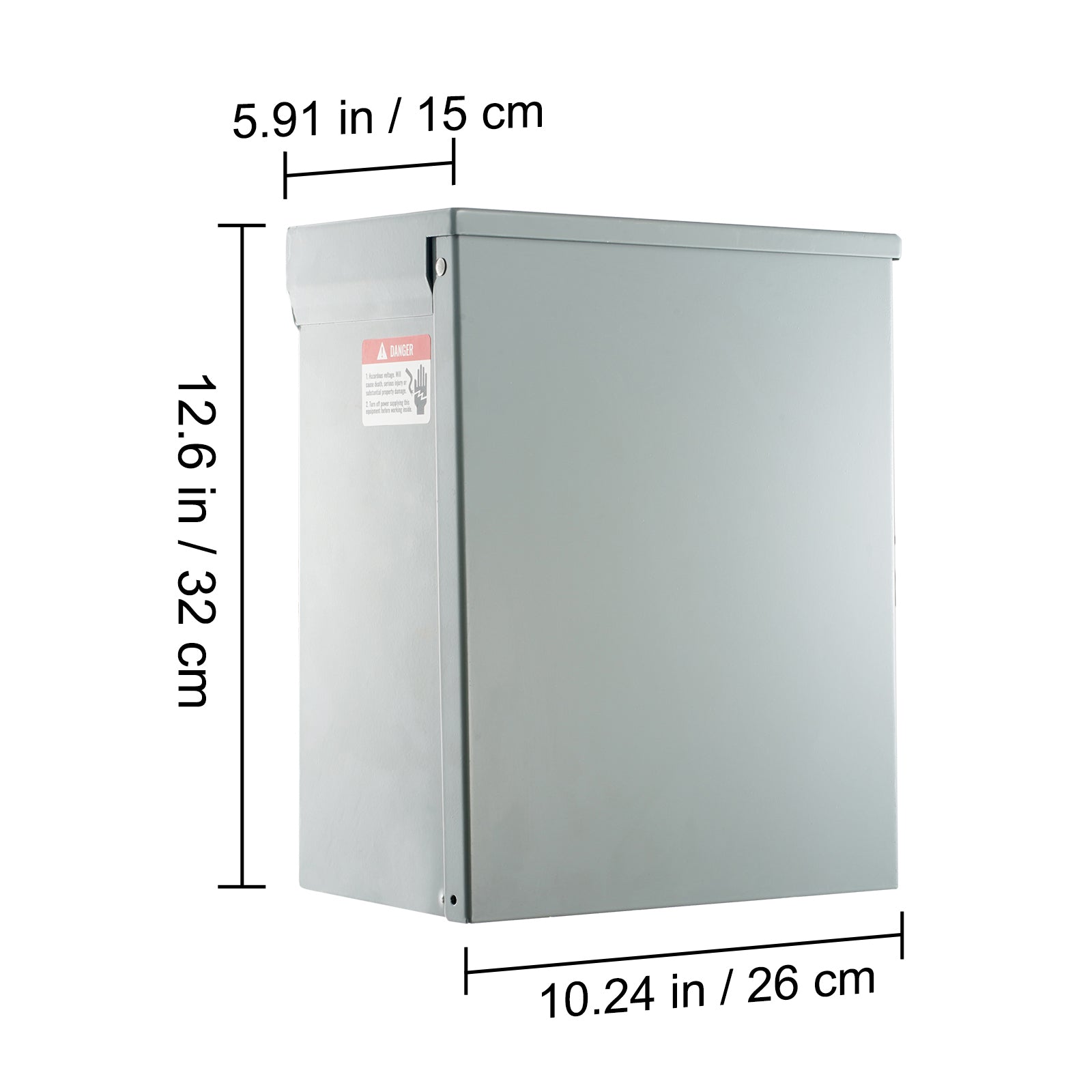 Temporary Power Outlet Panel, 125/250V, RV Power Outlet Box with a 20/30/50 Amp Receptacle Installed, NEMA 14-50R / NEMA TT-30R / 15A GFCI for RV Camper Trailer Motorhome, Tested to UL Standards