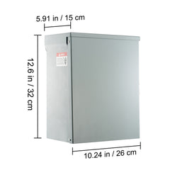 Temporary Power Outlet Panel, 125/250V, RV Power Outlet Box with a 20/30/50 Amp Receptacle Installed, NEMA 14-50R / NEMA TT-30R / 15A GFCI for RV Camper Trailer Motorhome, Tested to UL Standards