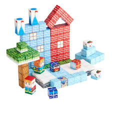 Magnetic Blocks 150 PCS Glacier Castle Set STEM Montessori Sensory Toys