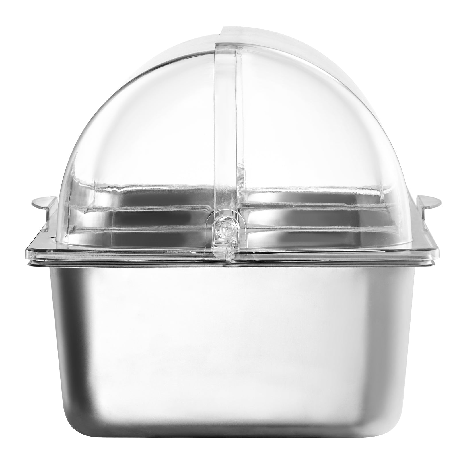 Countertop Food Serving Display Container 5 Pan Condiment Dispenser with Lid