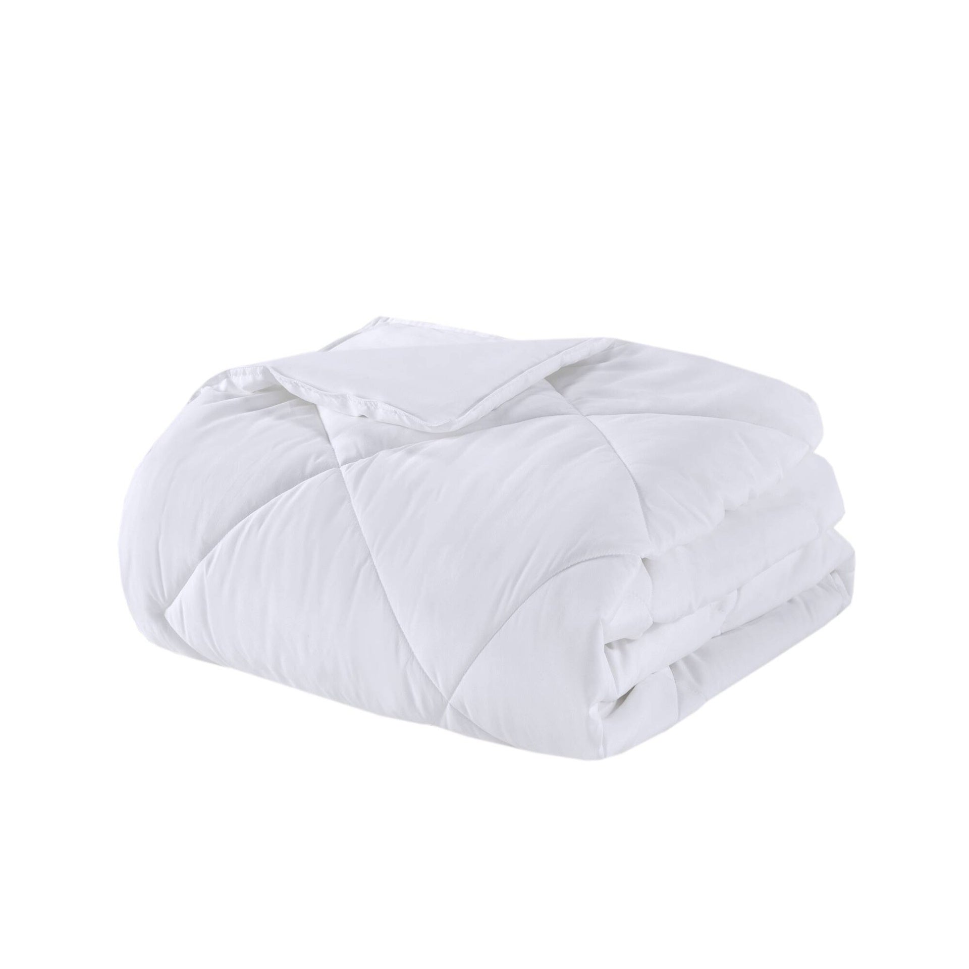 Oversized Down Alternative Comforter White Full/Queen