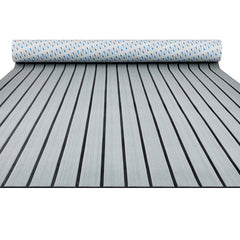 Boat Flooring, EVA Foam Boat Decking 94.5" x 45.7", Non-Slip Self-Adhesive Flooring, 29.9 sq.ft Marine Carpet for Boats, Yacht, Pontoon, Kayak Decking