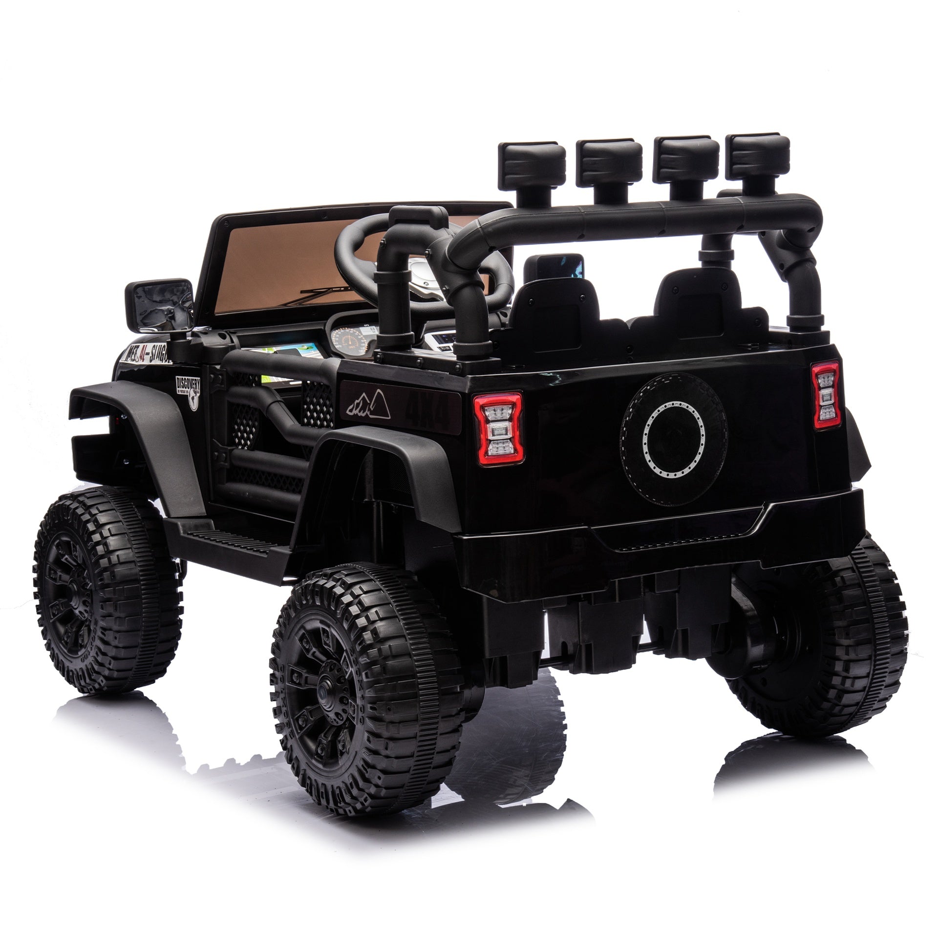 24V Kids Ride On Car W/Parents Remote Control,400W Motor,Four Wheel Suspension,Adjustable speed,USB,MP3,Music,Bluetooth,Large display screen,Power Display,Portable handle,Safety Belt for Kids Aged 3+.