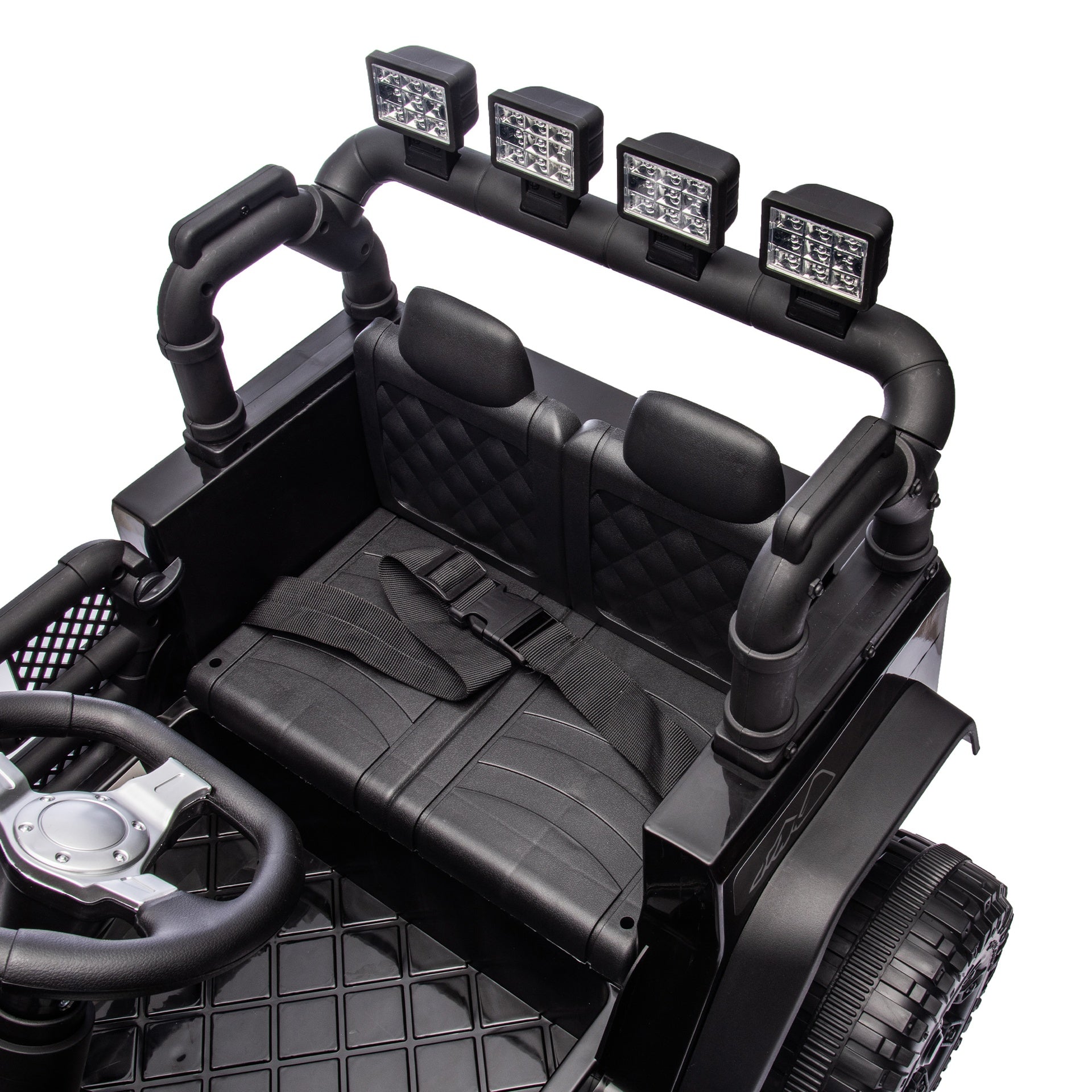 24V Kids Ride On Car W/Parents Remote Control,400W Motor,Four Wheel Suspension,Adjustable speed,USB,MP3,Music,Bluetooth,Large display screen,Power Display,Portable handle,Safety Belt for Kids Aged 3+.