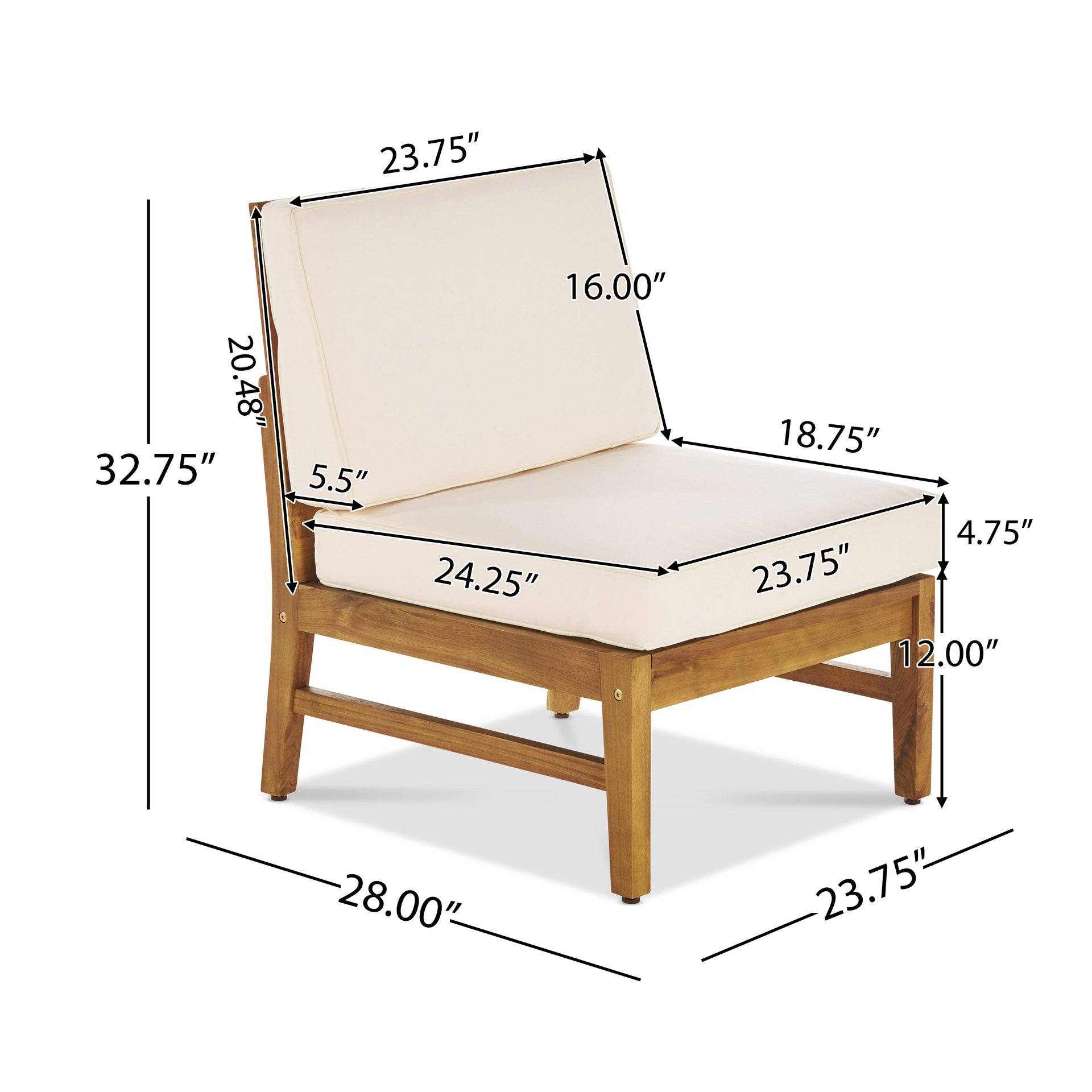 PERLA 3 SEATER SOFA AND TABLE SET, CREAM