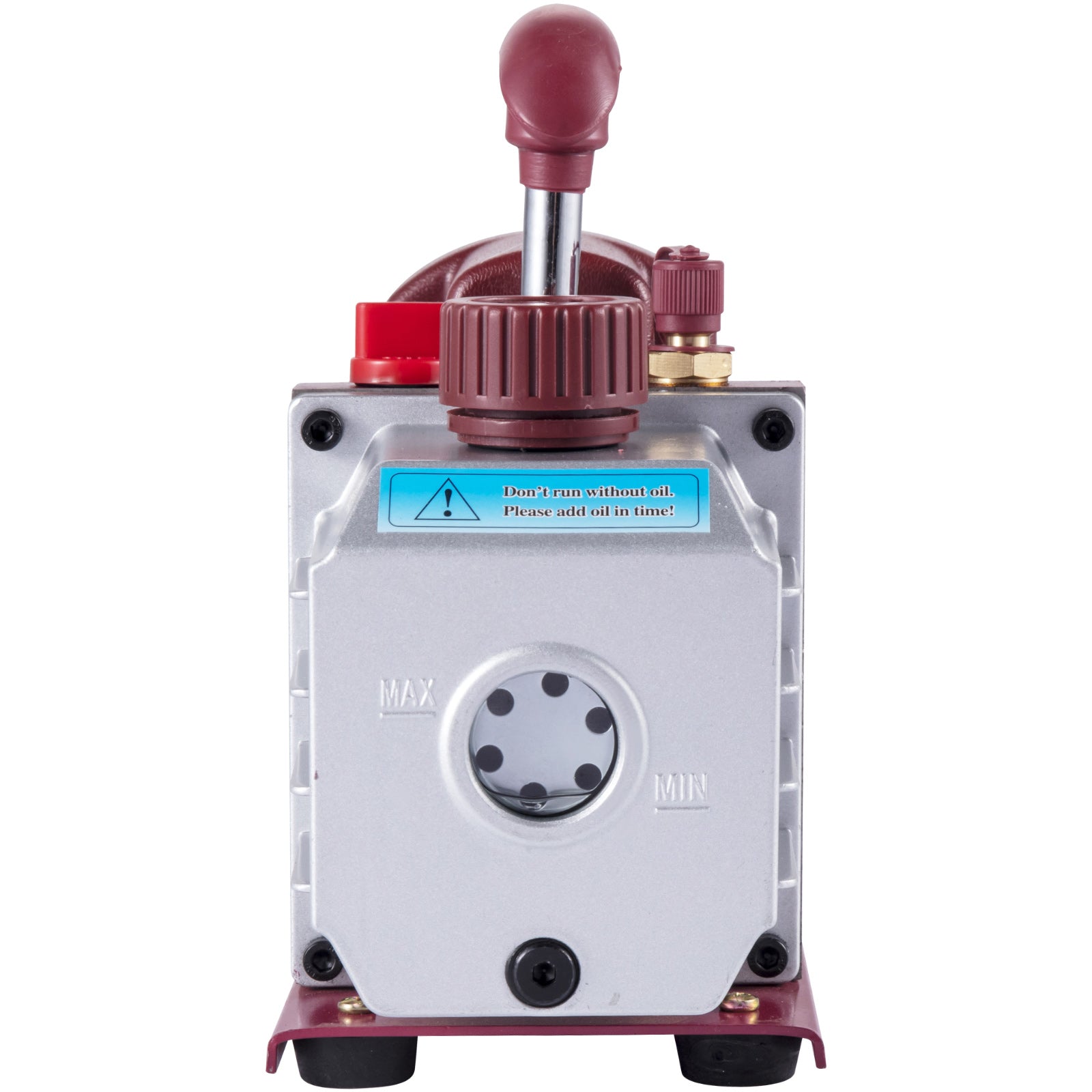 Vacuum Pump 4.5CFM Vacuum Pump HVAC Single-Stage Rotary Vane Vacuum Pump 1/3HP 5PA Ultimate Air Conditioning Refrigerant Vacuum Pump