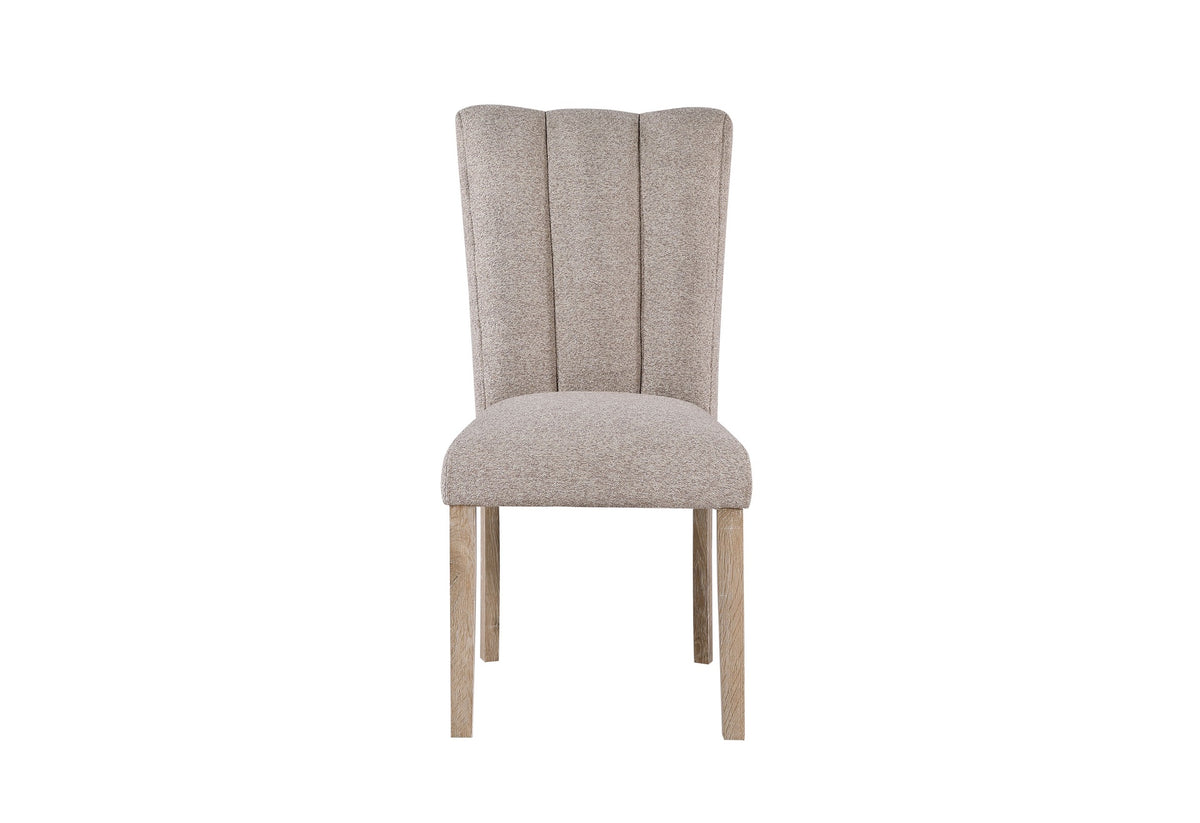 STONE DINING CHAIR - BEIGE KIT OF 2