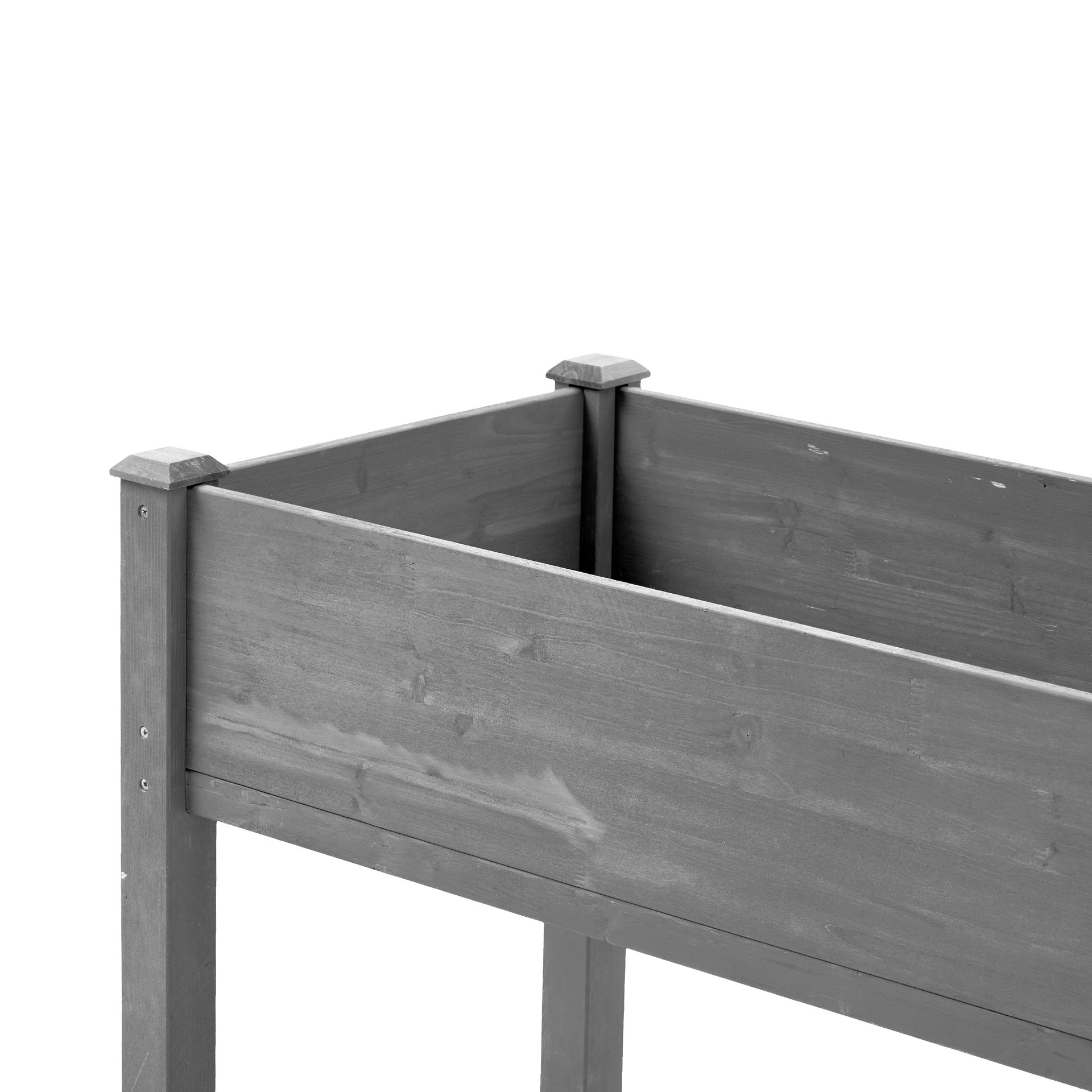 48x24x30 inch Raised Garden Bed with Legs, Elevated Wooden Planter Box for Outdoor Plants Flowers Fruits Vegetable Herb Growing