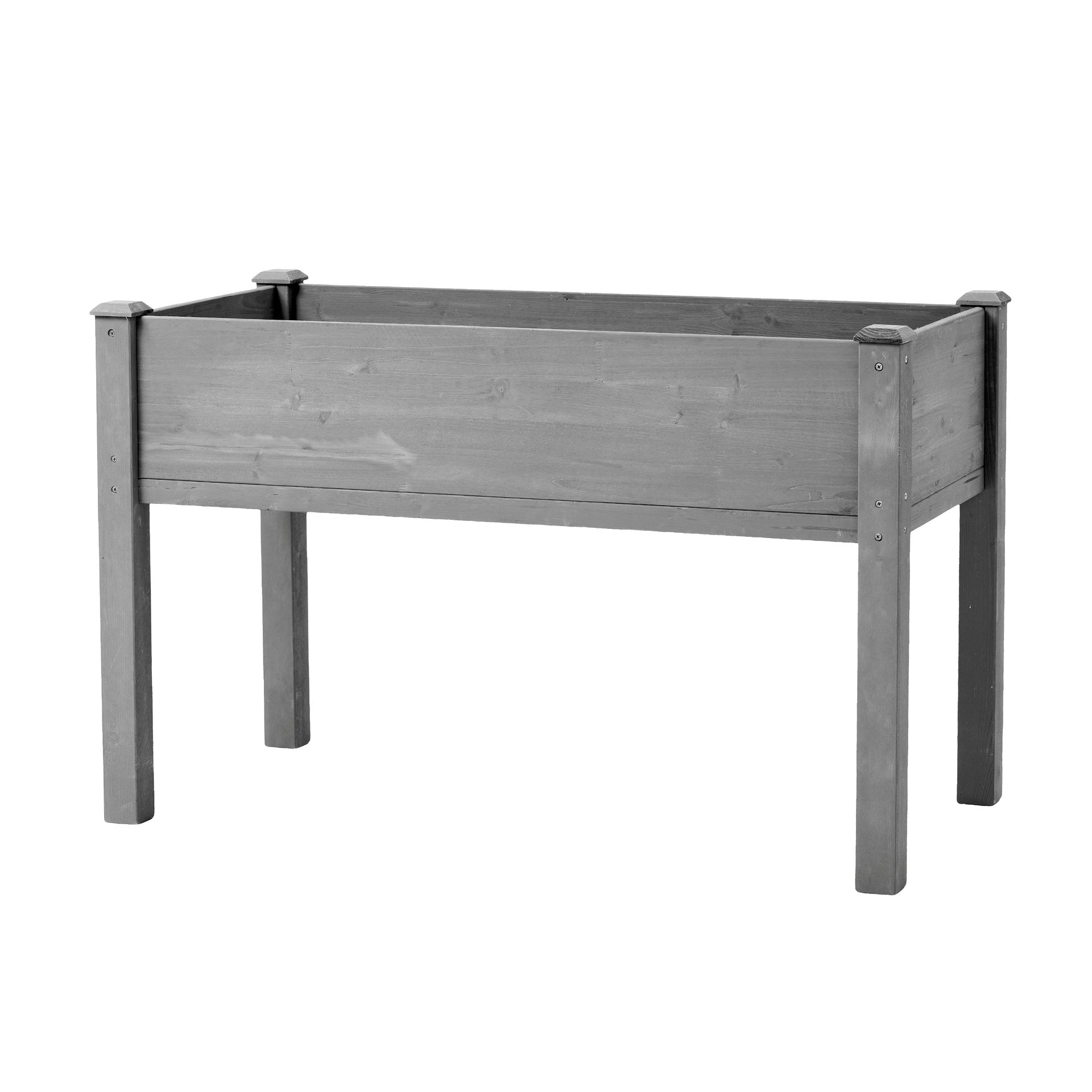 48x24x30 inch Raised Garden Bed with Legs, Elevated Wooden Planter Box for Outdoor Plants Flowers Fruits Vegetable Herb Growing