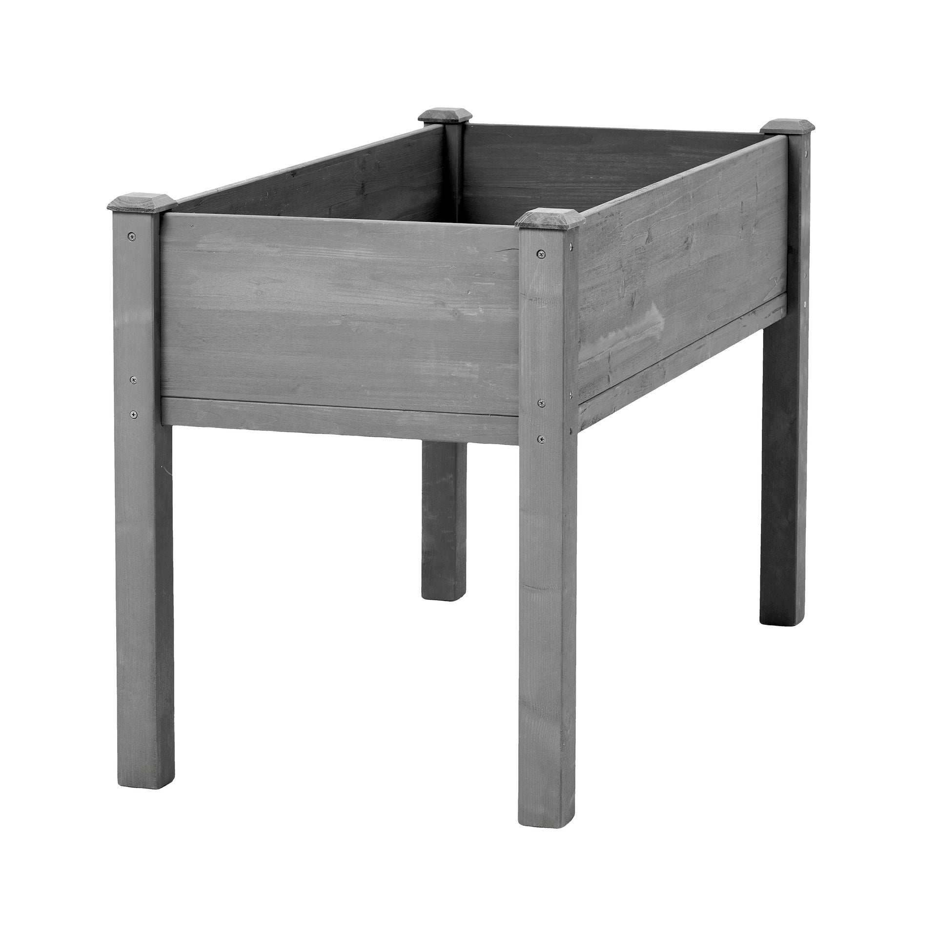 48x24x30 inch Raised Garden Bed with Legs, Elevated Wooden Planter Box for Outdoor Plants Flowers Fruits Vegetable Herb Growing