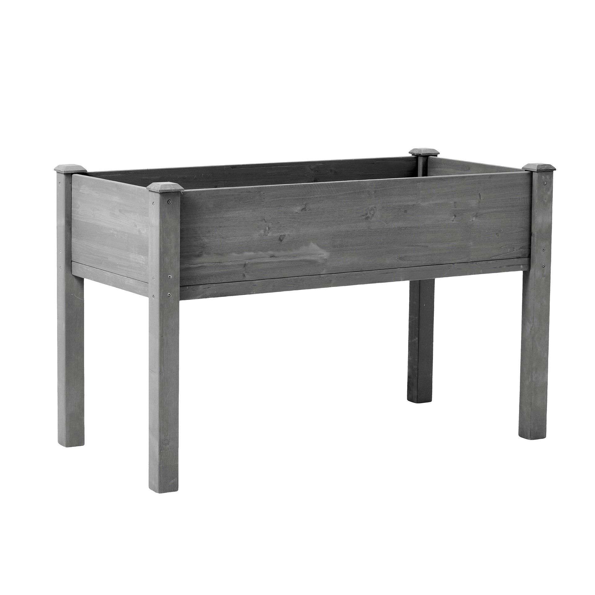 48x24x30 inch Raised Garden Bed with Legs, Elevated Wooden Planter Box for Outdoor Plants Flowers Fruits Vegetable Herb Growing