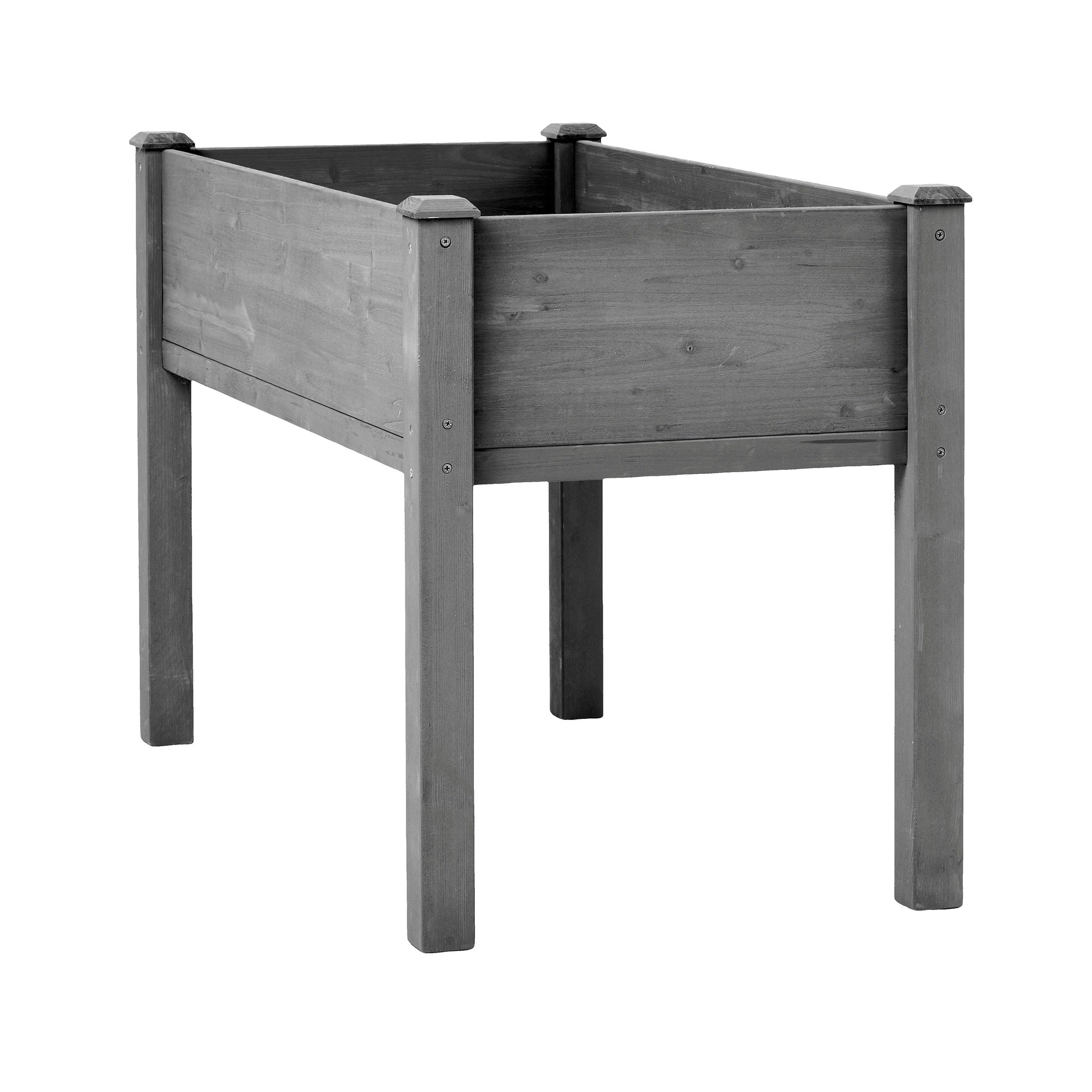 48x24x30 inch Raised Garden Bed with Legs, Elevated Wooden Planter Box for Outdoor Plants Flowers Fruits Vegetable Herb Growing