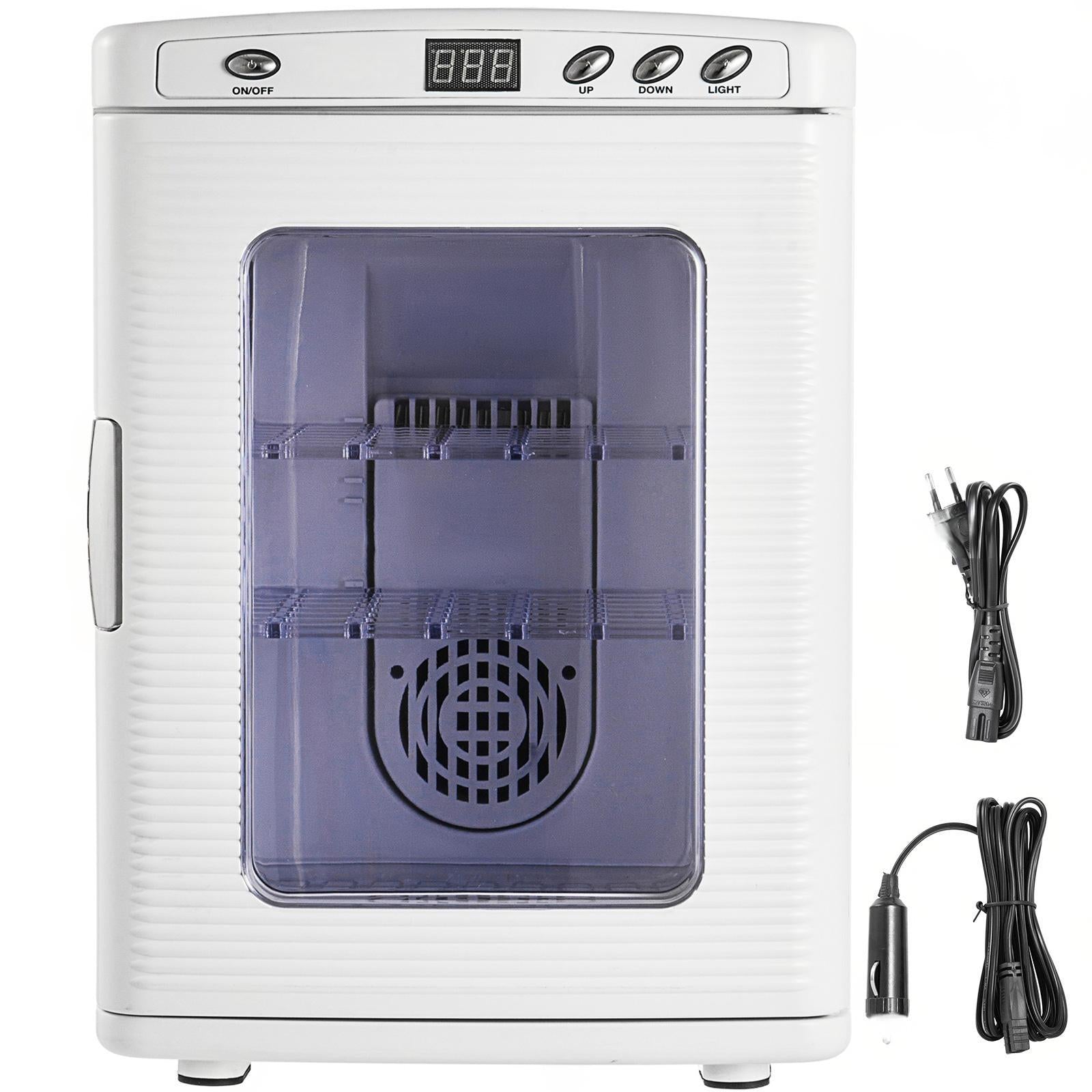 White Reptile Incubator 25L Scientific Lab Incubator Digital Incubator Cooling and Heating 5-42°C Reptile Egg Incubator 12V/110V Work for Small Reptiles
