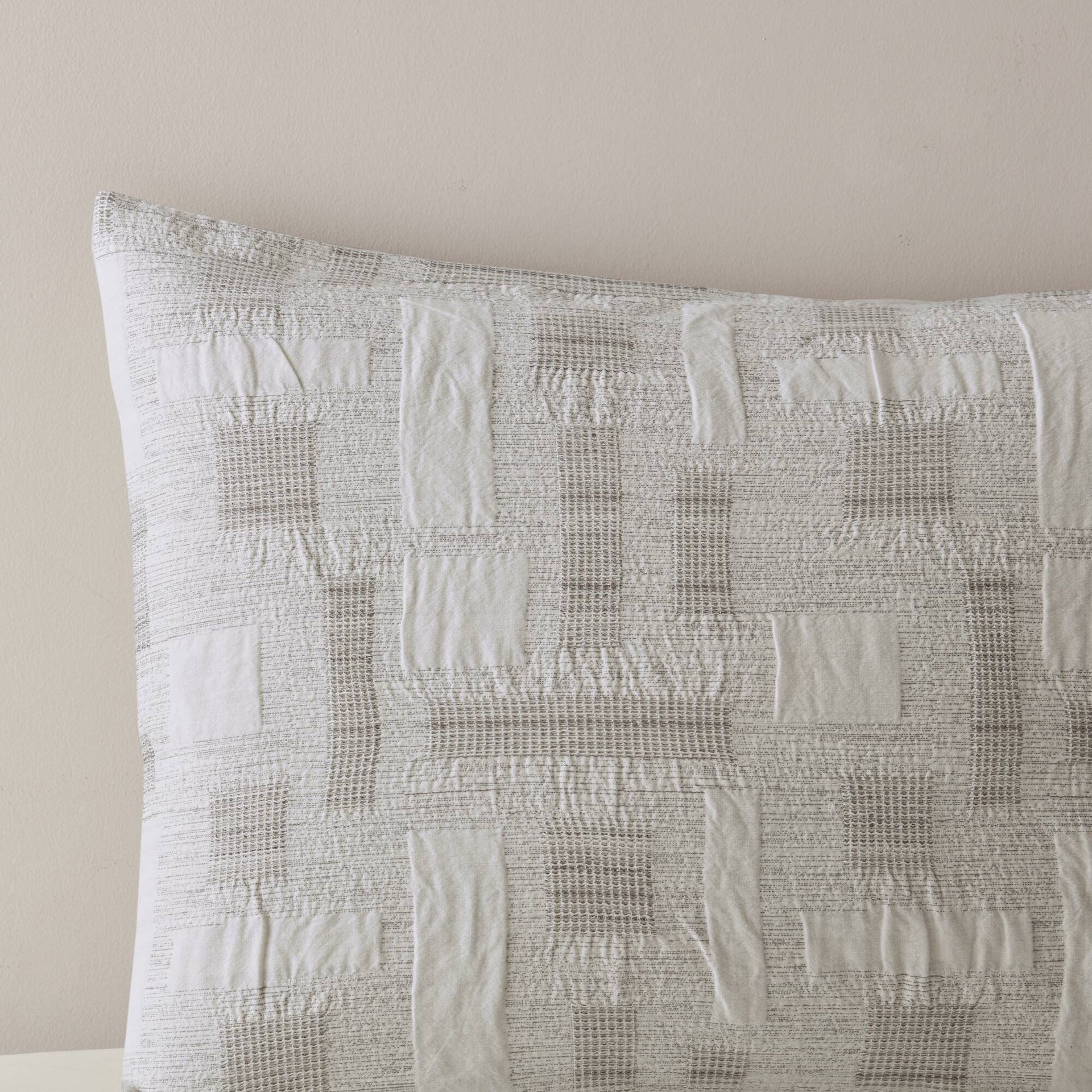 3 Piece Cotton Jacquard Comforter Set-Full/Queen