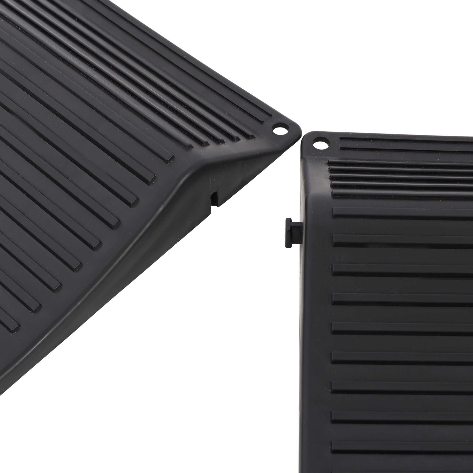 4PACK Tire Saver Ramps,Wheels Tire Saver Ramps,Anti-Slip Hard Plastic Design,Black