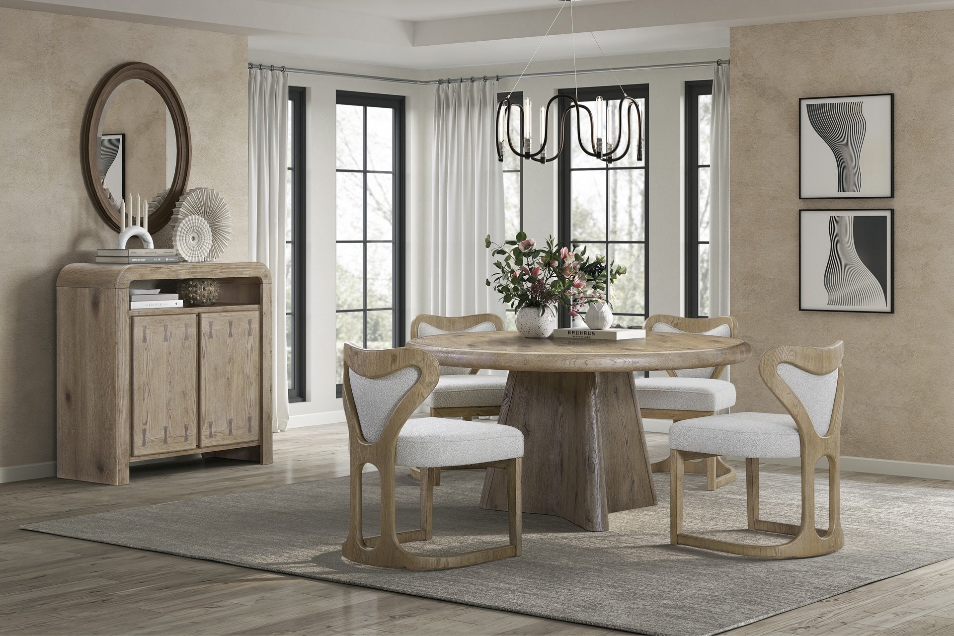 Wrap Chair - English Knotty Oak (Set of 2)