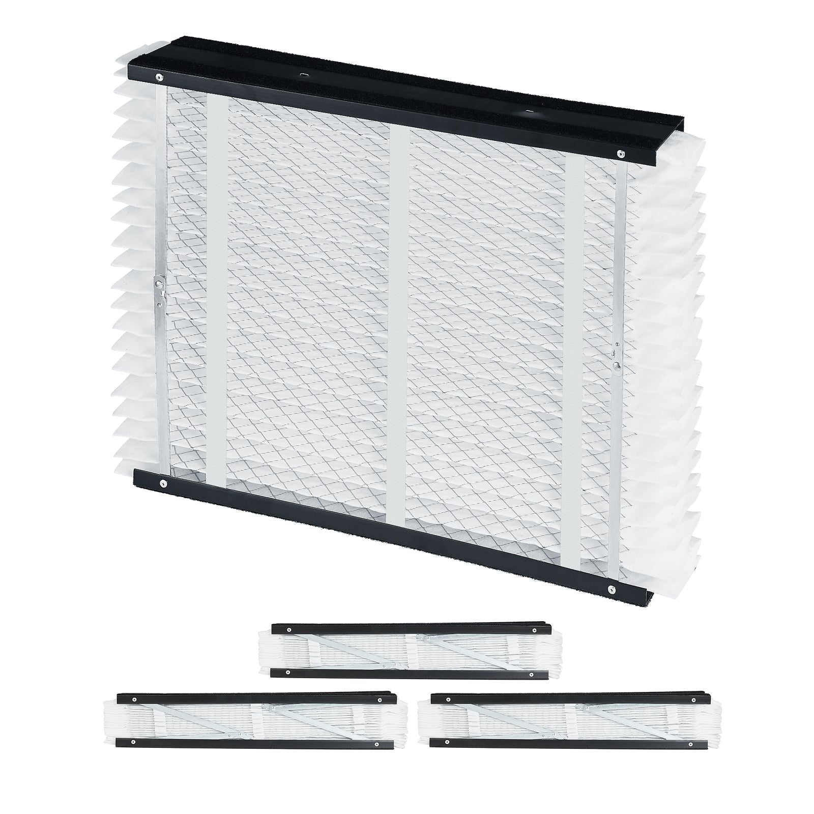 Air Filters MERV 11 Electrostatic Pleated HVAC Furnace Filter 4-Pack 20 x 25 x 4