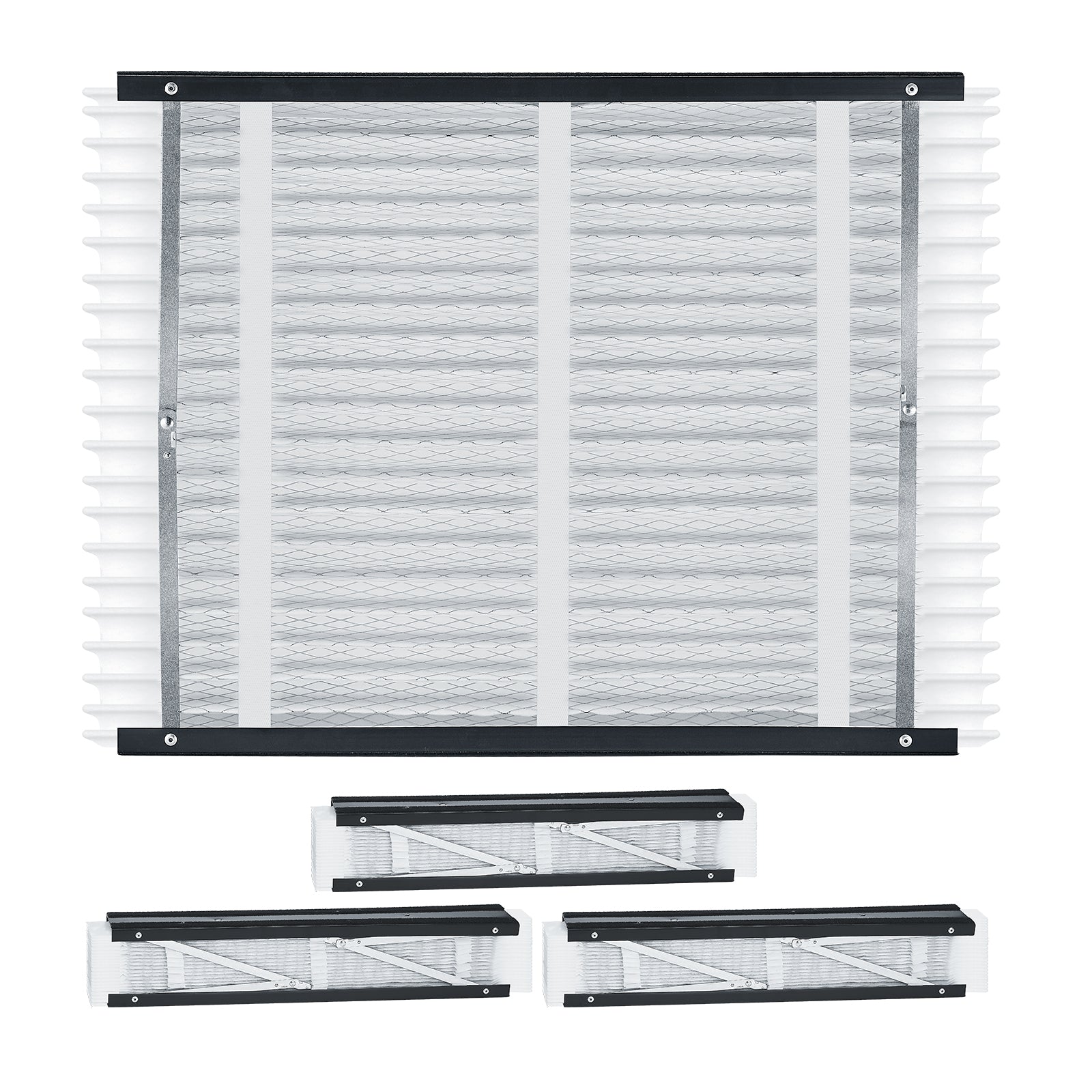 Air Filters MERV 11 Electrostatic Pleated HVAC Furnace Filter 4-Pack 20 x 25 x 4