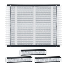 Air Filters MERV 11 Electrostatic Pleated HVAC Furnace Filter 4-Pack 20 x 25 x 4