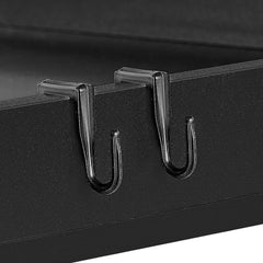 Washer Dryer Countertop, 27.5" Depth x 54" Width, Washer Dryer Wood Top for Laundry Room Organization with Edge Rails (Black)