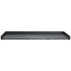 Washer Dryer Countertop, 27.5" Depth x 54" Width, Washer Dryer Wood Top for Laundry Room Organization with Edge Rails (Black)