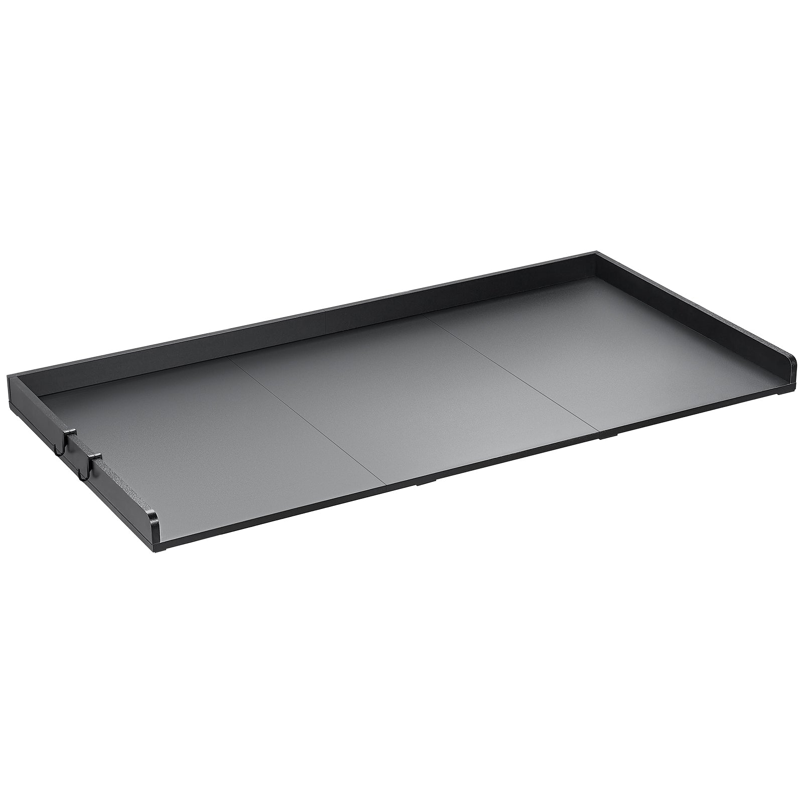 Washer Dryer Countertop, 27.5" Depth x 54" Width, Washer Dryer Wood Top for Laundry Room Organization with Edge Rails (Black)