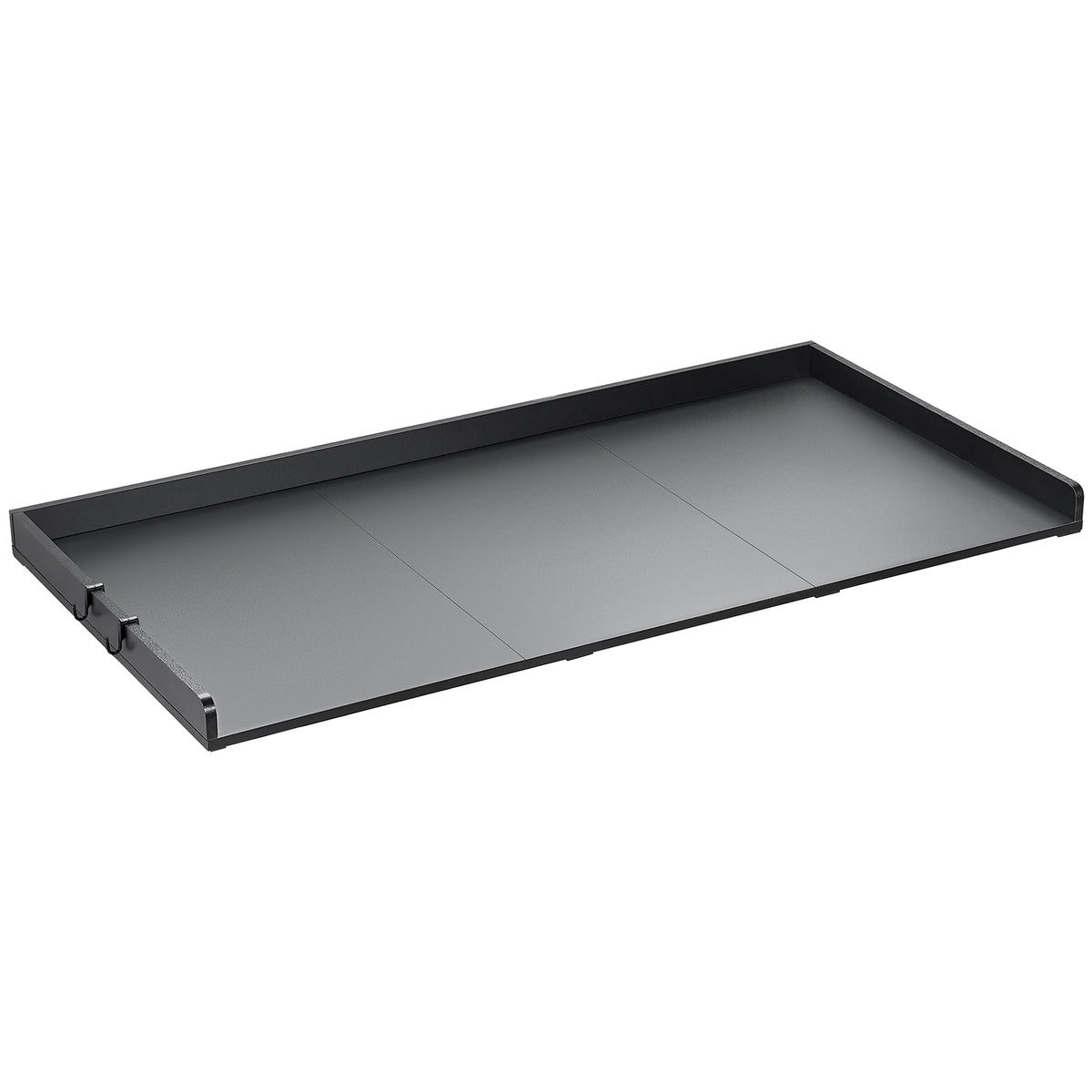 Washer Dryer Countertop, 27.5" Depth x 54" Width, Washer Dryer Wood Top for Laundry Room Organization with Edge Rails (Black)