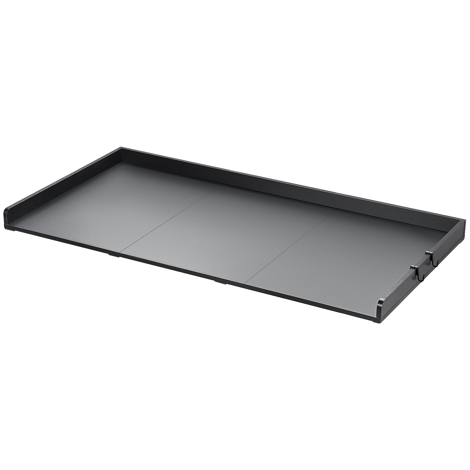 Washer Dryer Countertop, 27.5" Depth x 54" Width, Washer Dryer Wood Top for Laundry Room Organization with Edge Rails (Black)