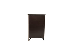 Natural Finish Striking Wooden 1pc Chest Of Drawers Storage Bedroom Furniture Rustic Gray Oak / Brown Finish