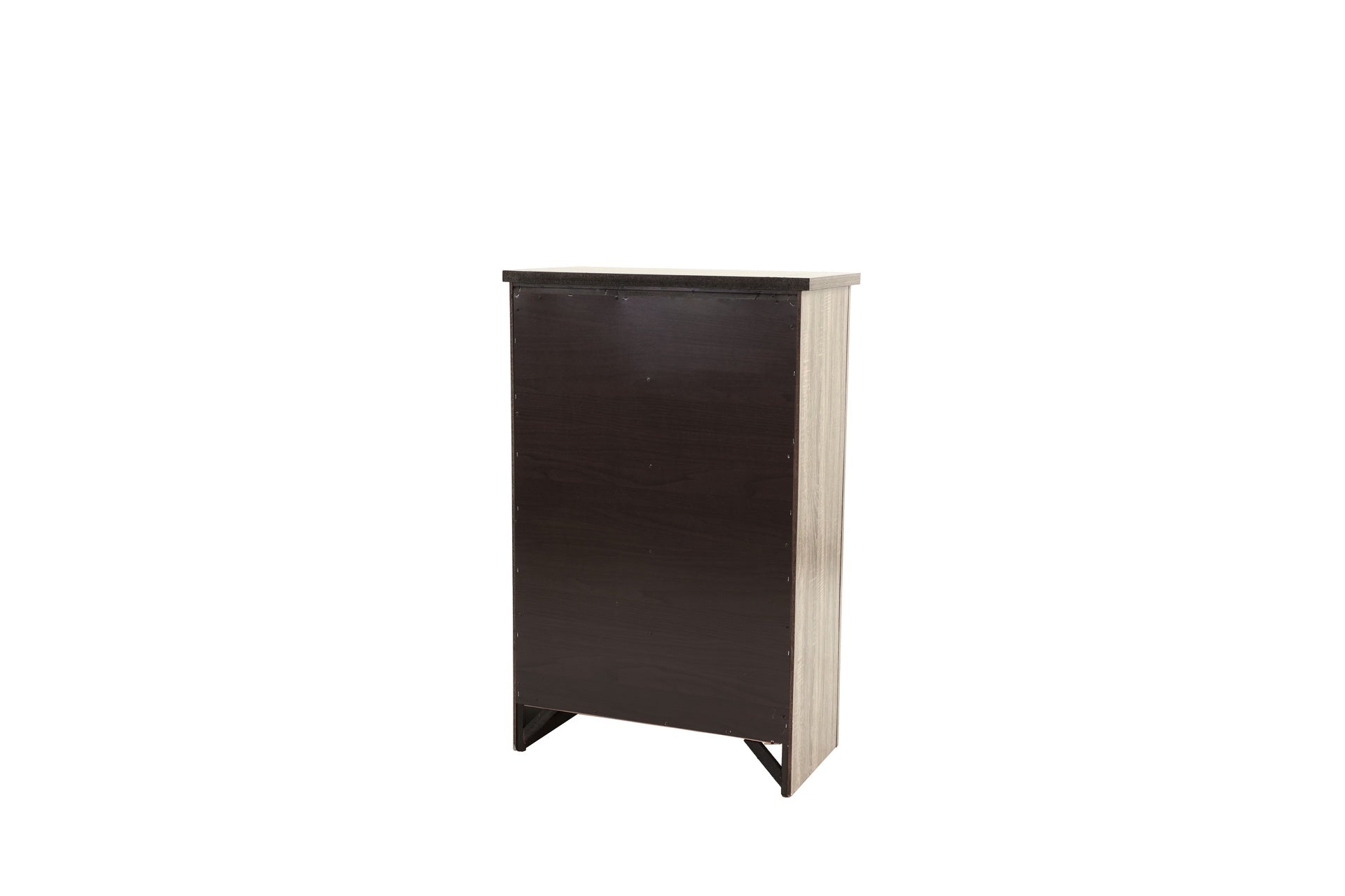 Natural Finish Striking Wooden 1pc Chest Of Drawers Storage Bedroom Furniture Rustic Gray Oak / Brown Finish
