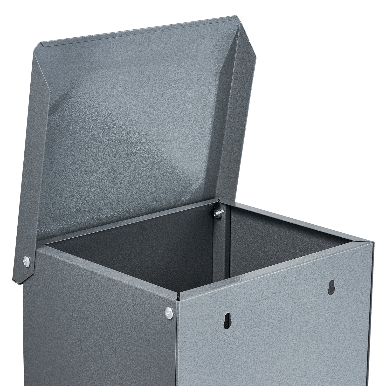 Hog Feeder 2.2 Bushel Metal Double Door Pig Feeder Feeding up to 5 Hogs