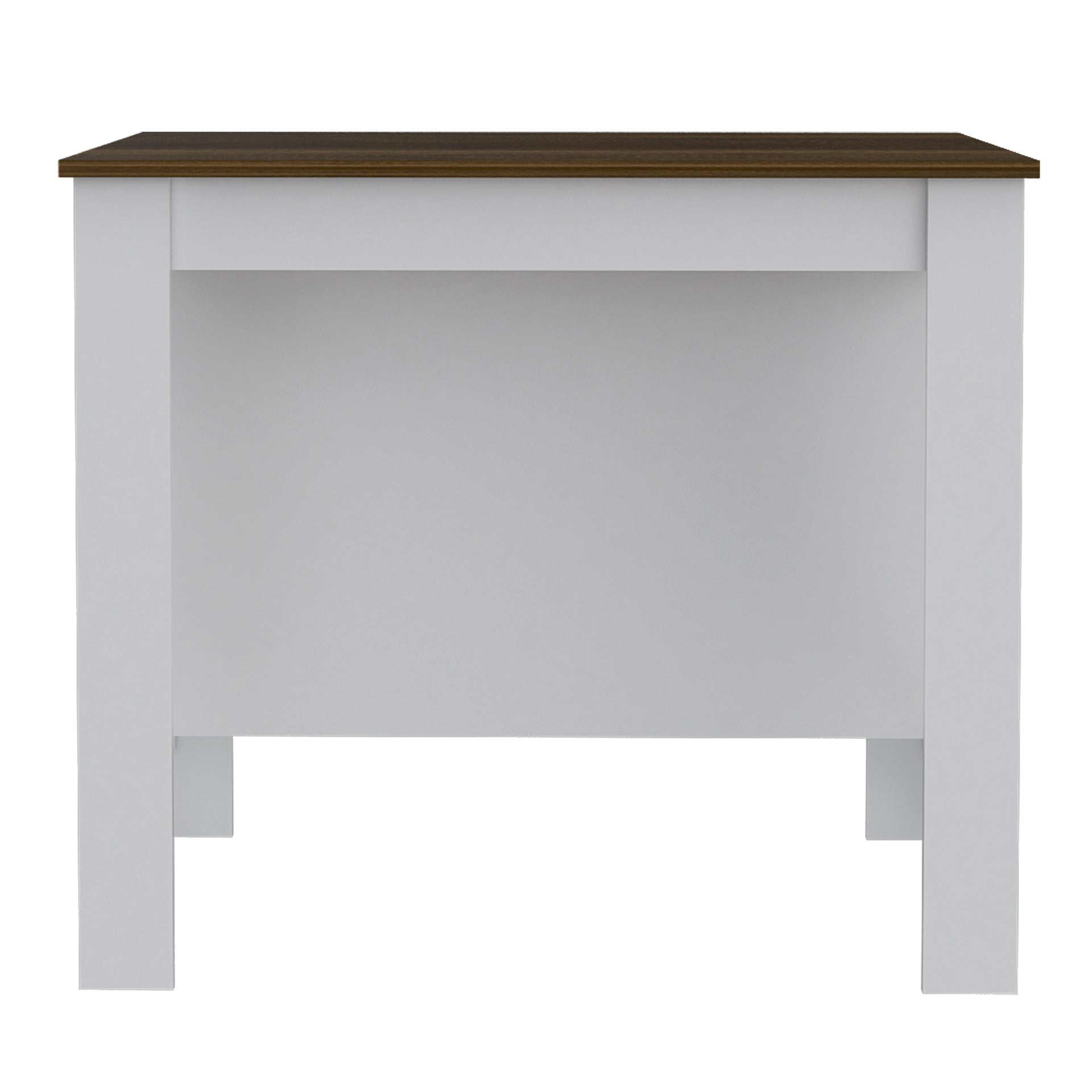Brooklyn  Kitchen Island, Three Concealed Shelves