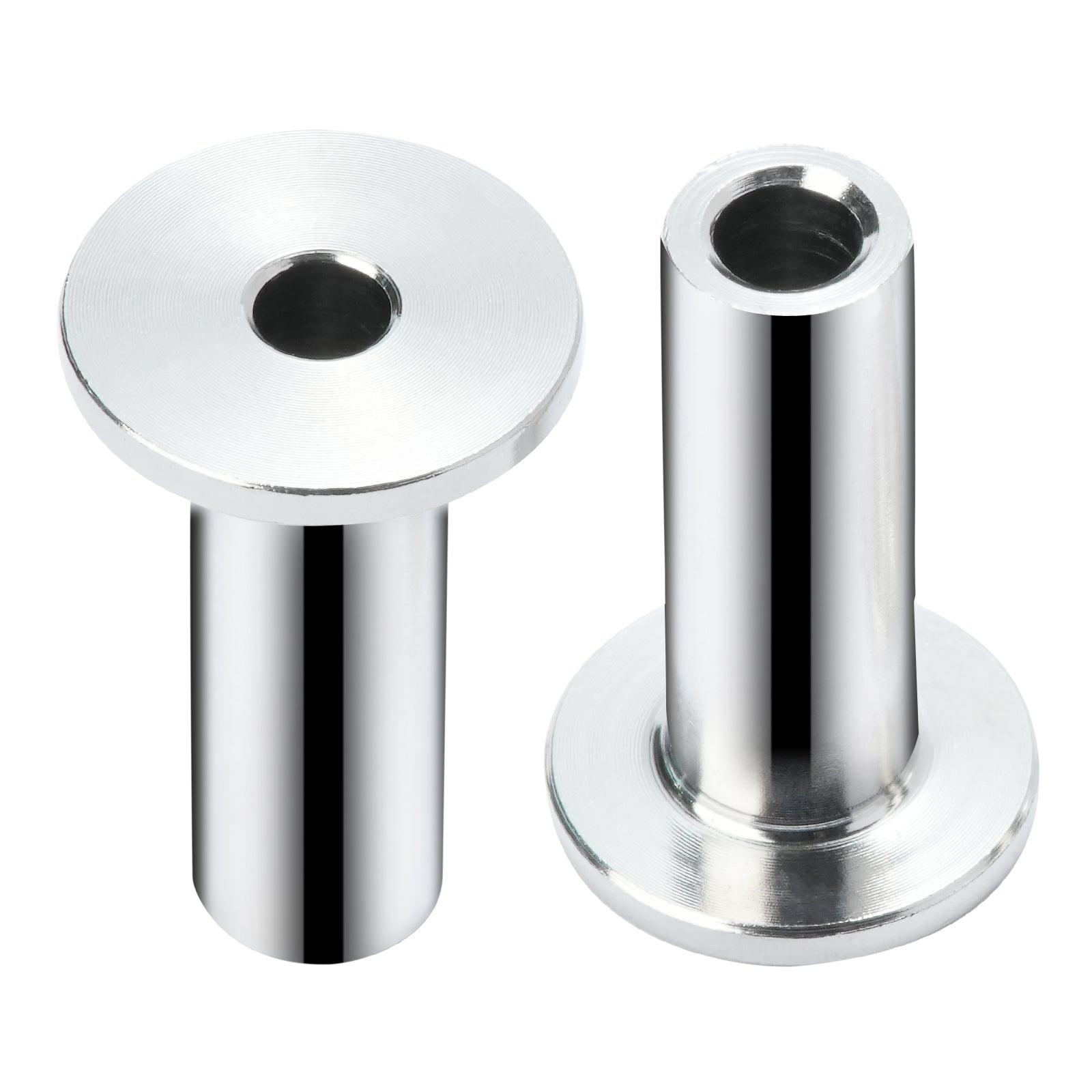 121 Pack T316 Stainless Steel Protector Sleeves for 1/8" Wire Rope Cable Railing, DIY Balustrade T316 Marine Grade, Come with A Free Drill Bit, Silver