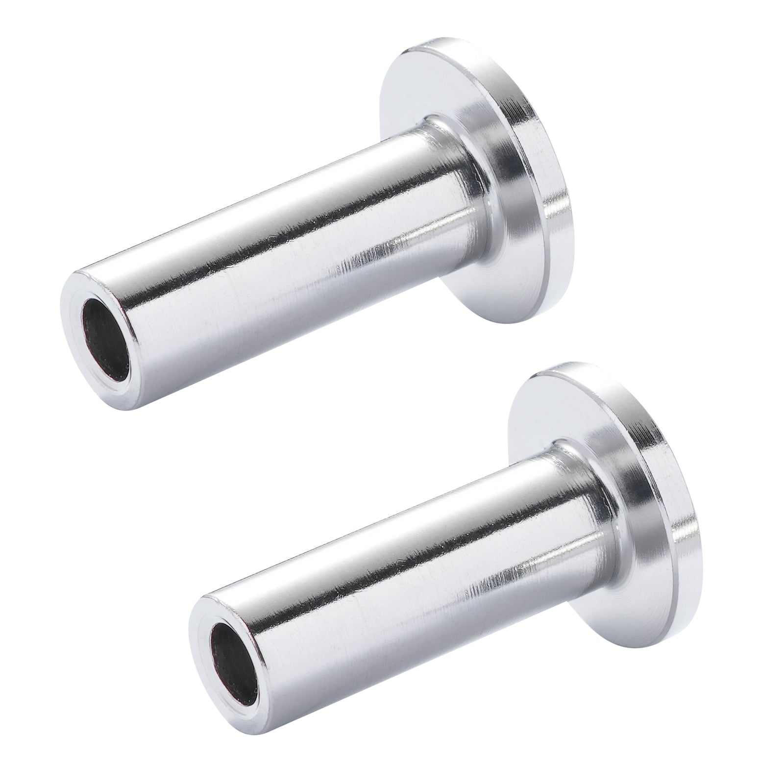 121 Pack T316 Stainless Steel Protector Sleeves for 1/8" Wire Rope Cable Railing, DIY Balustrade T316 Marine Grade, Come with A Free Drill Bit, Silver