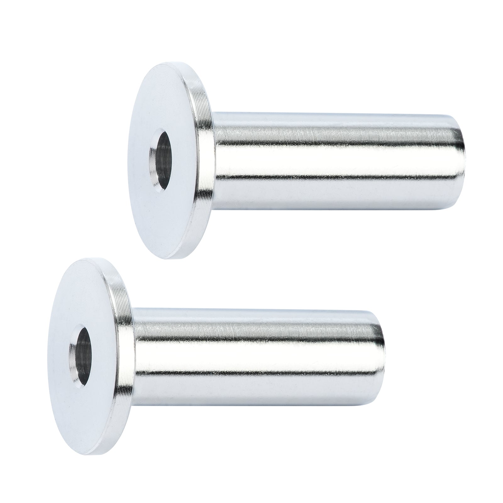 121 Pack T316 Stainless Steel Protector Sleeves for 1/8" Wire Rope Cable Railing, DIY Balustrade T316 Marine Grade, Come with A Free Drill Bit, Silver