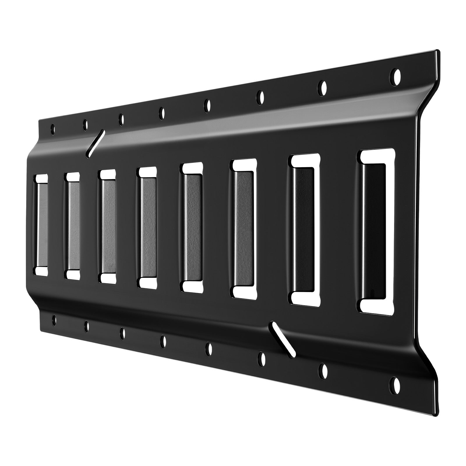 E-Track Tie-Down Rail Kit, 4 Pack 1.3 ft E Tracks Set, 21 Pcs Includes 2 Ratchet Straps & 4 O-Rings & 4 Tie-Offs with D-Ring & 2 Single Slots & 8 End Caps & 1 Bag, Fit for Garages Vans Trailers