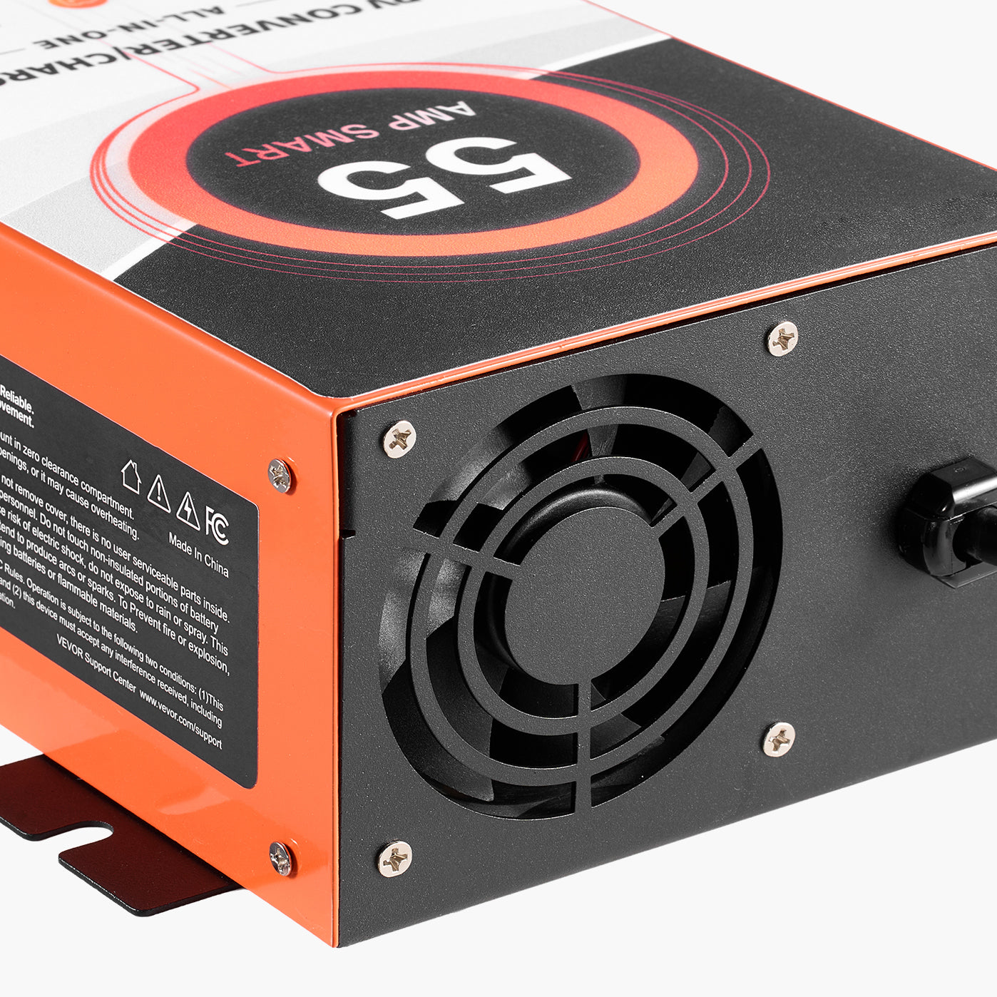 RV Power Converter, 55 Amp, 110V AC to 12V DC RV Converter Battery Charger, Multi Stage Smart Charging, 13V to 16.5V Operating Range, Compatible with Lithium & Lead Acid Battery, for Camper