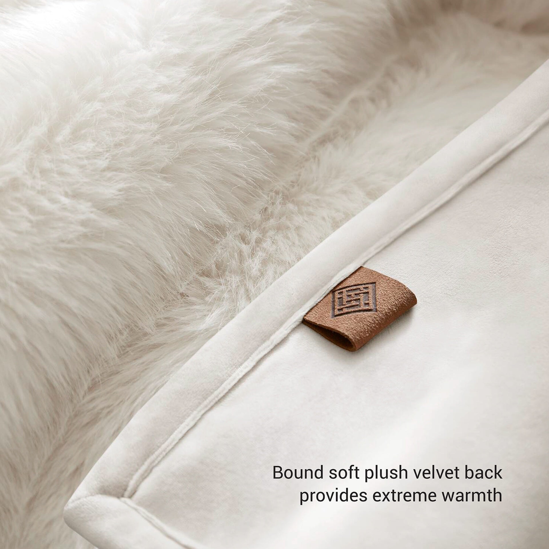 1-Piece 60x80" Faux Fur Throw Blanket,Polar Bear