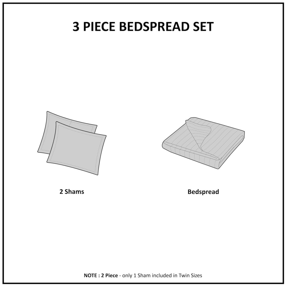 Reversible Bedspread Set Mocha Queen