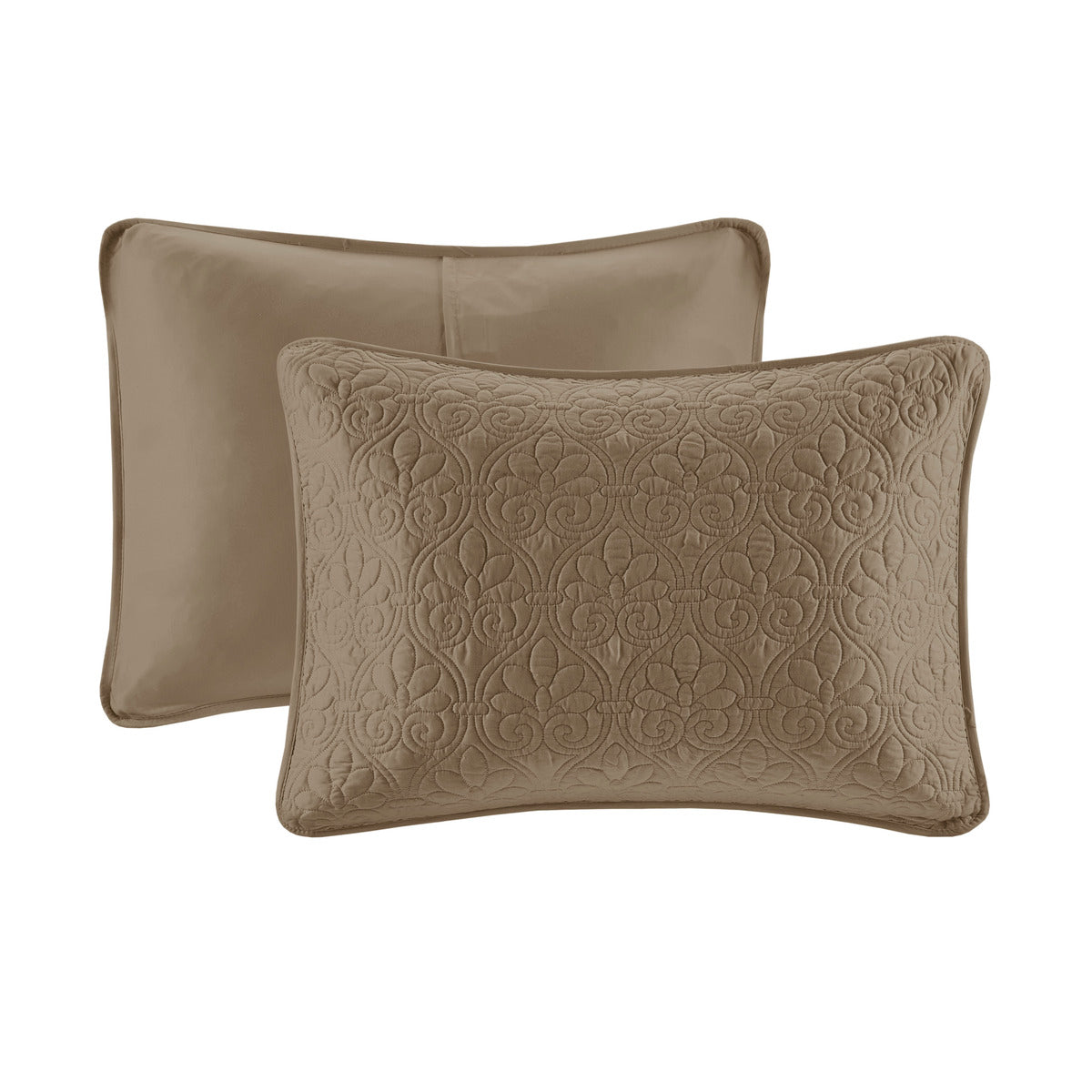 Reversible Bedspread Set Mocha Queen