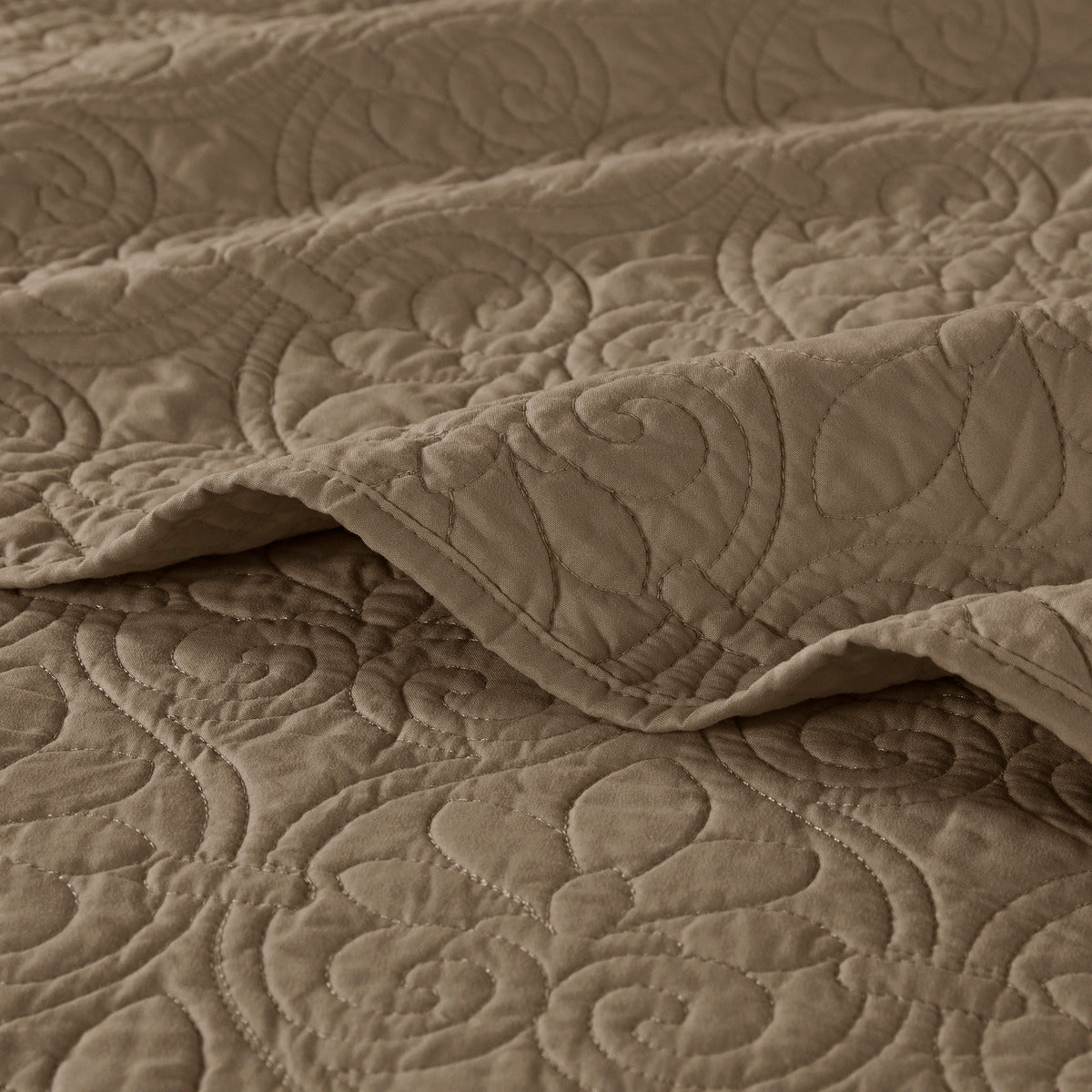 Reversible Bedspread Set Mocha Queen