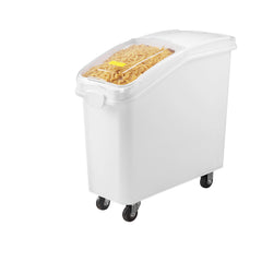 21 Gallon Ingredient Bin with Scoop 400 Cup Ingredient Bin with Sliding Lid Commercial Food Storage for Kitchen