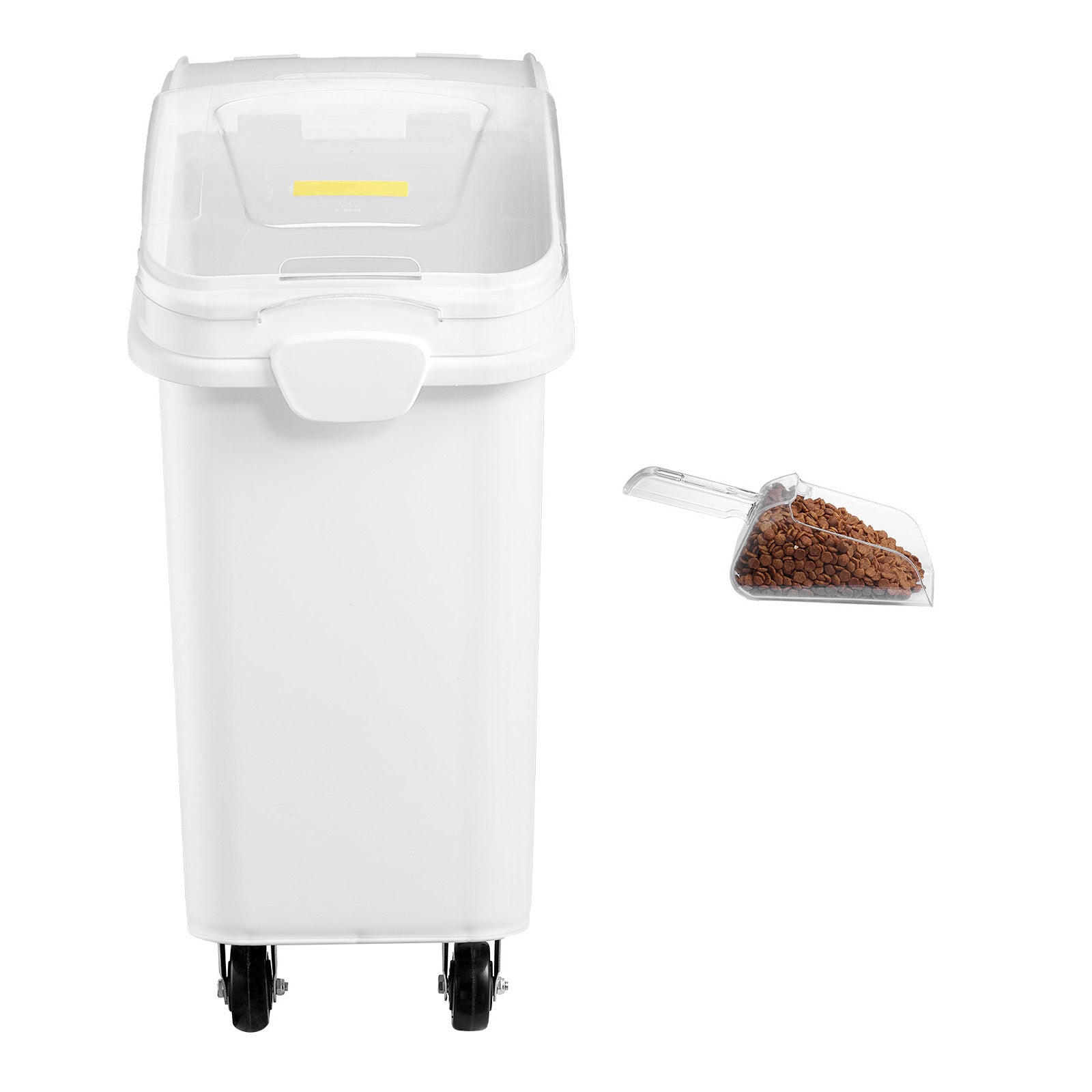21 Gallon Ingredient Bin with Scoop 400 Cup Ingredient Bin with Sliding Lid Commercial Food Storage for Kitchen