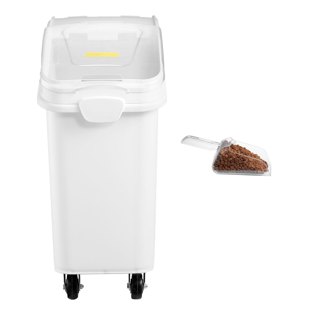 21 Gallon Ingredient Bin with Scoop 400 Cup Ingredient Bin with Sliding Lid Commercial Food Storage for Kitchen