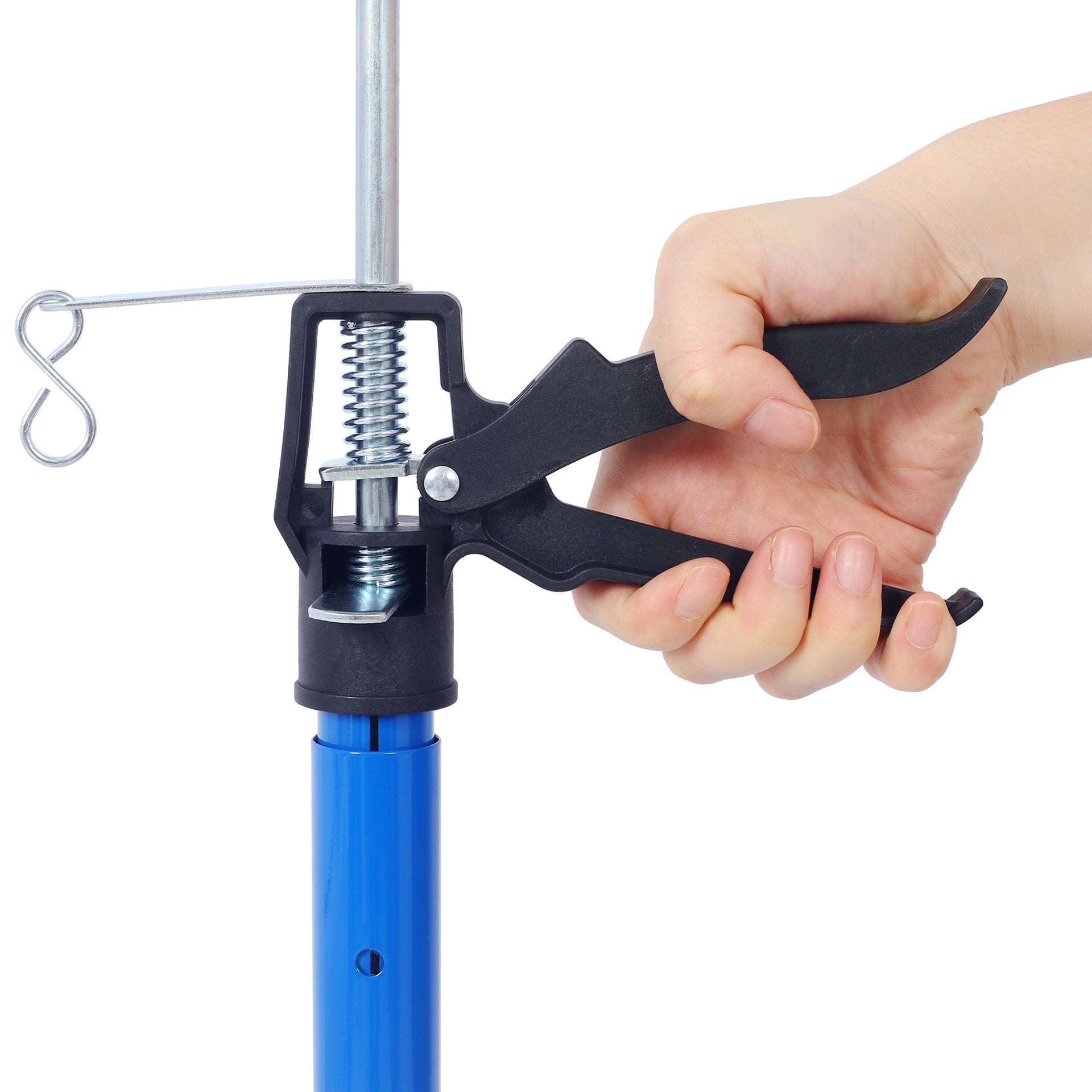 2Pack Adjustable Support Pole,Steel 3rd Hand Support System,Support Rod for Jacks Cargo Bars Drywalls,Cabinet Jacks for Installing Cabinets,Extends from 45 to 114 Inch ,with carrry bag