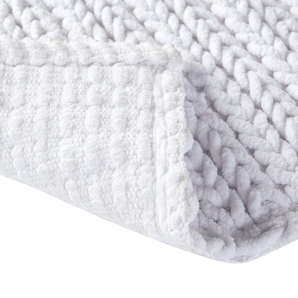 100% Cotton Chenille Chain Stitch Rug