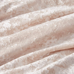 Full/Queen Crushed Velvet Sherpa Reversible Comforter Set