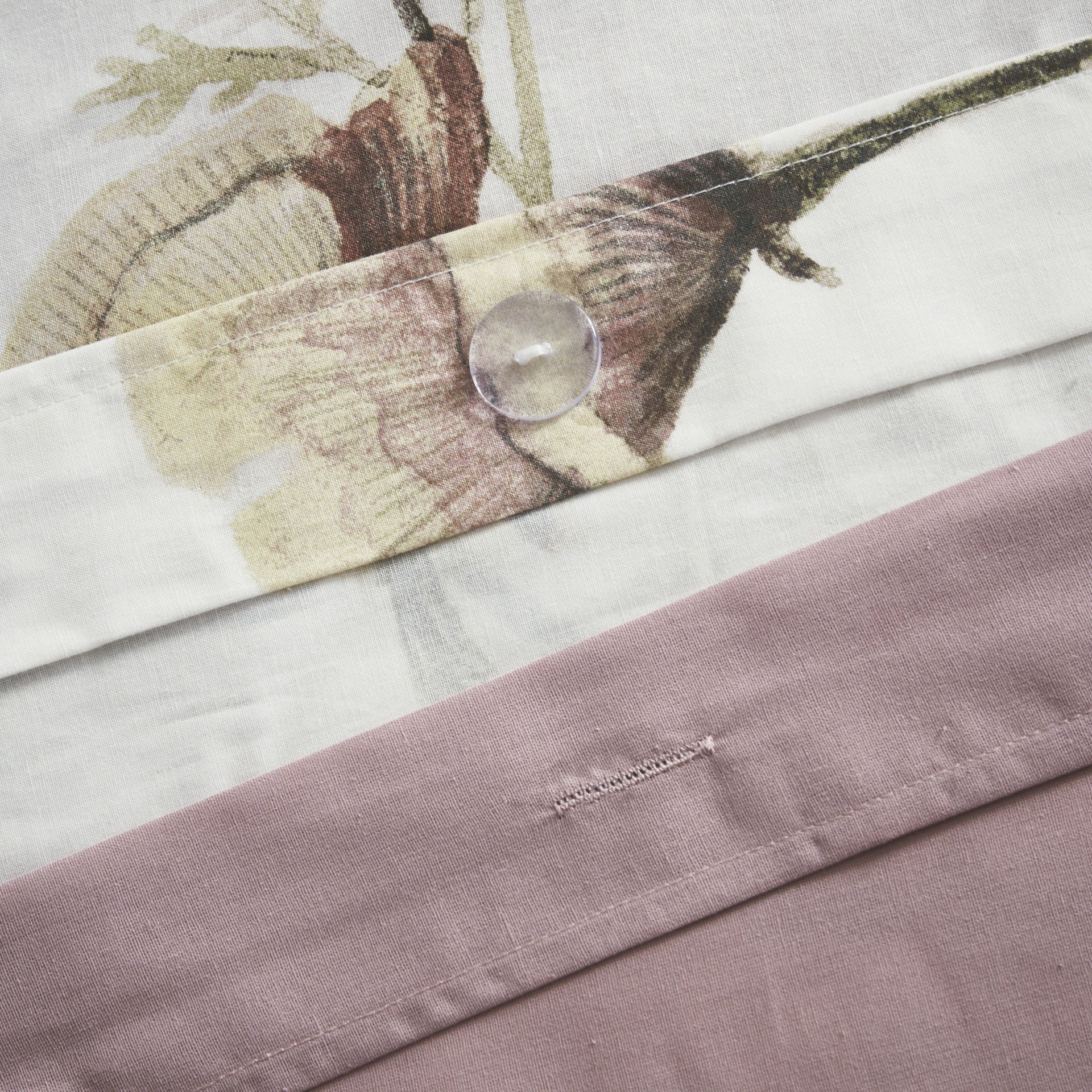 King/Cal King 3 Piece Cotton Printed Duvet Cover Set